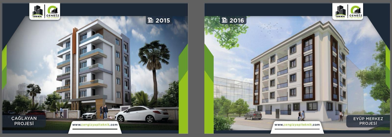 Çağlayan ve Eyüp Merkez Projeleri 2015-2016